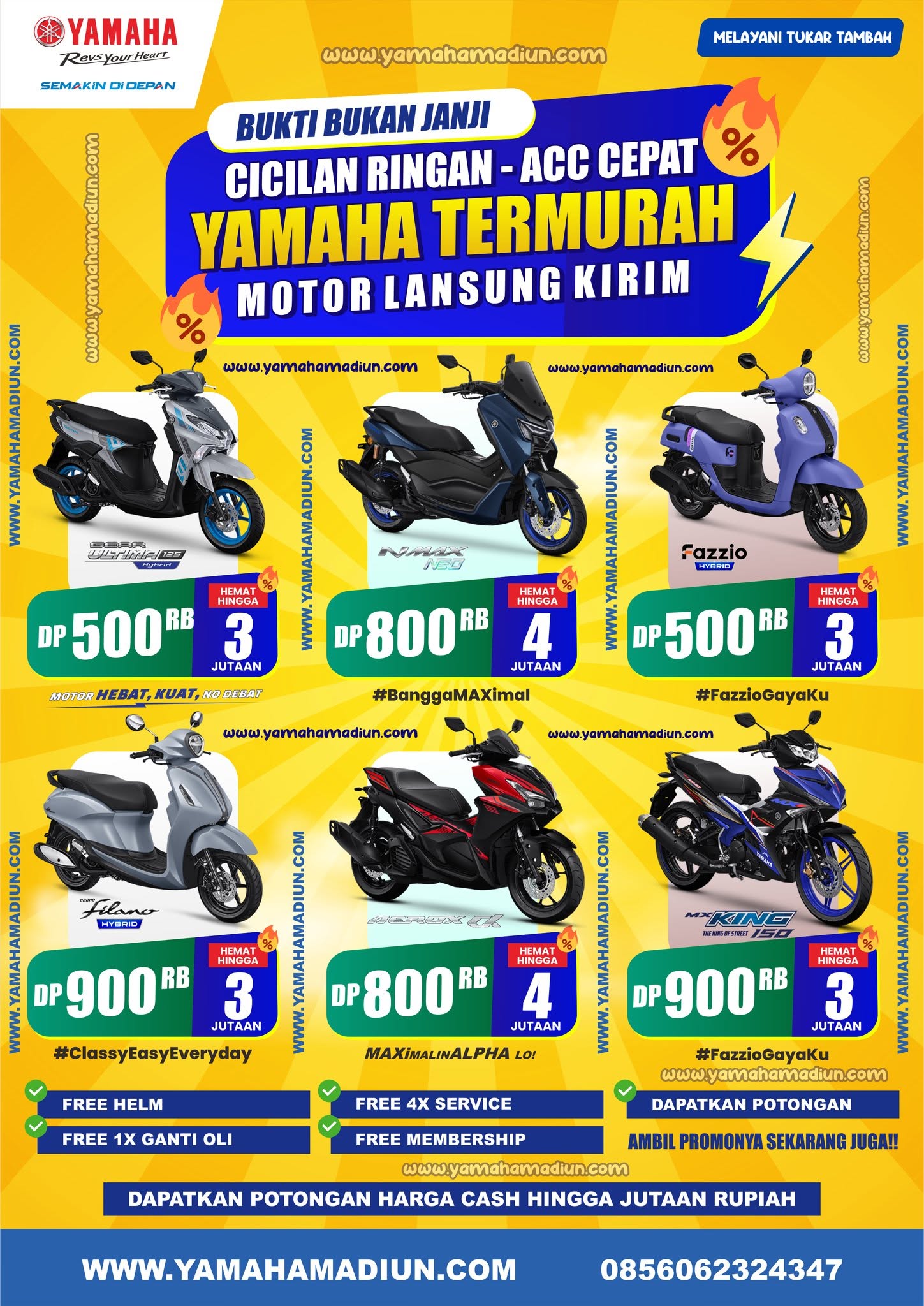 Flyer Yamaha Madiun terbaru